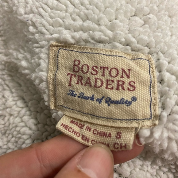 Hooded Fleece Lined Flannel Shirt Jacket Women’s Small Boston Traders Plaid EUC - Picture 10 of 10